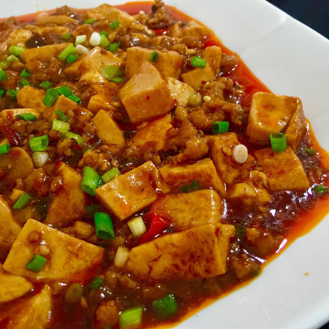 Mapo Tofu served over steamed white rice — where the magic happens