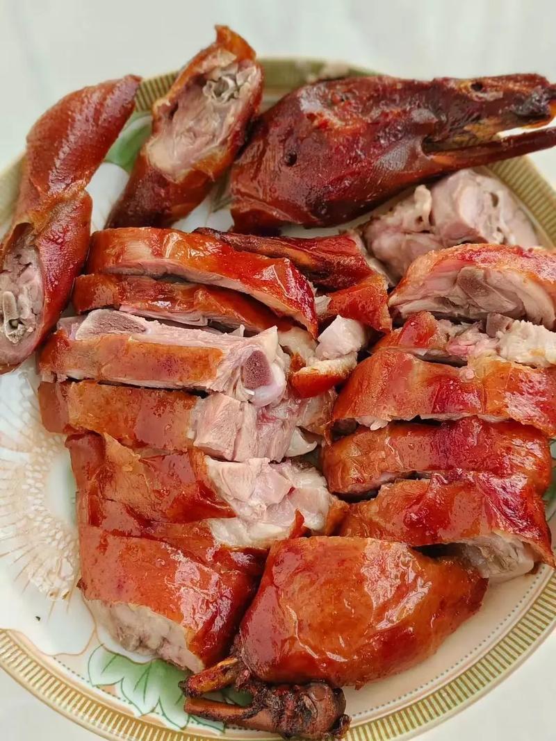 Peking Duck — the crisp skin up close